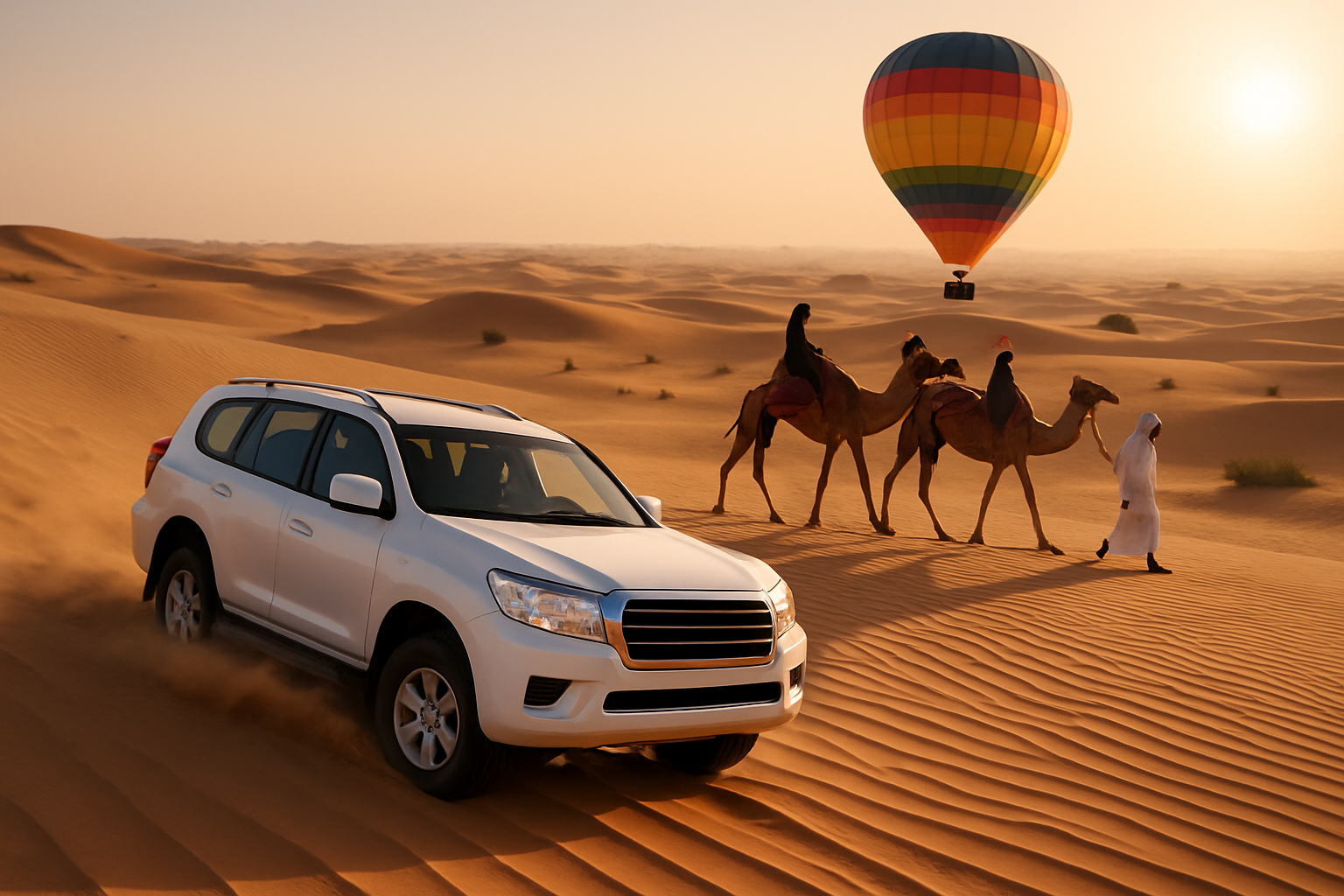 Desert safari adventure in Dubai