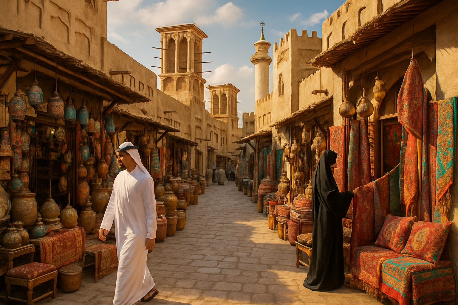Dubai cultural heritage and traditional souks